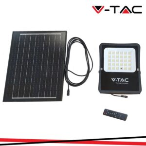 Proiettore LED 12w Luce Natura con Pannello Solare 1200 Lumen